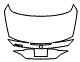 Trunk Lid Kit pattern for the 2017 Mercedes Benz SL Roadster