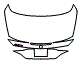 Trunk Lid Kit pattern for the 2017 Mercedes Benz SL Roadster