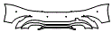 Rear Bumper Kit pattern for the 2017 Mercedes Benz SL Roadster