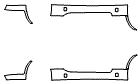 Rocker Panel Kit pattern for the 2006 Mercedes Benz SL500