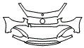 Bumper Kit pattern for the 2017 Mercedes Benz SL Roadster