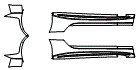 Rocker Panel Kit pattern for the 2026 Mercedes Benz SL Roadster