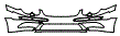 Bumper Kit pattern for the 2008 Mercedes Benz SL55