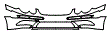 Bumper Kit pattern for the 2008 Mercedes Benz SL55