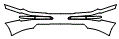 Rear Bumper Kit pattern for the 2008 Mercedes Benz SL55