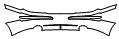 Rear Bumper Kit pattern for the 2007 Mercedes Benz SL550