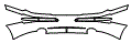 Rear Bumper Kit pattern for the 2007 Mercedes Benz SL550