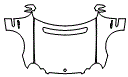Hood, Fender and Mirror Kit pattern for the 2008 Mercedes Benz CLK63