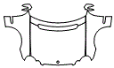 Full Hood, Fender and Mirror Kit pattern for the 2005 Mercedes Benz CLK320