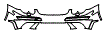 Bumper Kit pattern for the 2008 Mercedes Benz CLK63
