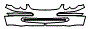 Bumper kit pattern for the 2005 Mercedes Benz CLK320