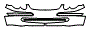 Bumper kit pattern for the 2005 Mercedes Benz CLK320