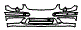 Bumper kit pattern for the 2005 Mercedes Benz CLK500
