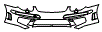 Bumper Kit pattern for the 2008 Mercedes Benz CLK63