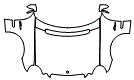 Full Hood, Fender and Mirror Kit pattern for the 2007 Mercedes Benz E63