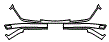 Bumper Kit pattern for the 1997 Mercedes Benz E420