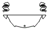 Hood, Fender and Mirror Kit pattern for the 2015 Mercedes Benz E350