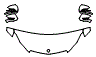 Hood, Fender and Mirror Kit pattern for the 2015 Mercedes Benz E350
