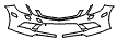 Bumper Kit pattern for the 2011 Mercedes Benz E550