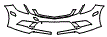 Bumper Kit pattern for the 2011 Mercedes Benz E550