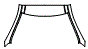 Roof and A-Pillar Kit pattern for the 2011 Mercedes Benz E550
