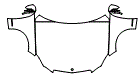 Full Hood, Fender and Mirror Kit pattern for the 2011 Mercedes Benz E550