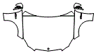 Full Hood, Fender and Mirror Kit pattern for the 2011 Mercedes Benz E63