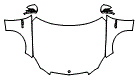 Full Hood, Fender and Mirror Kit pattern for the 2011 Mercedes Benz E63