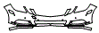 Bumper Kit pattern for the 2011 Mercedes Benz E550