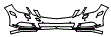 Bumper Kit pattern for the 2011 Mercedes Benz E550