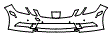Bumper Kit pattern for the 2011 Mercedes Benz E550