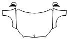 Full Hood, Fender and Mirror Kit pattern for the 2015 Mercedes Benz E350