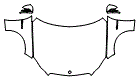 Full Hood, Fender and Mirror Kit pattern for the 2015 Mercedes Benz E63