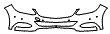 Bumper Kit pattern for the 2015 Mercedes Benz E350