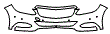 Bumper Kit pattern for the 2015 Mercedes Benz E350