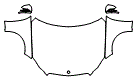 Full Hood, Fender and Mirror Kit pattern for the 2015 Mercedes Benz E350