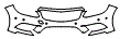 Bumper Kit pattern for the 2015 Mercedes Benz E350