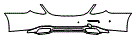 Rear Bumper Kit pattern for the 2017 Mercedes Benz E-Class Sedan