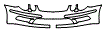 Bumper Kit pattern for the 2006 Mercedes Benz E55