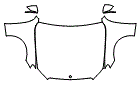 Full Hood, Fender and Mirror Kit pattern for the 2019 Mercedes Benz E-Class Wagon