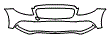 Bumper Kit pattern for the 2018 Mercedes Benz E-Class Cabriolet