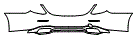 Rear Bumper Kit pattern for the 2017 Mercedes Benz E-Class Sedan