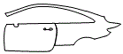 Door and Rear Fender Kit pattern for the 2023 Mercedes Benz E-Class Coupe