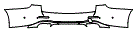 Rear Bumper Kit pattern for the 2023 Mercedes Benz E-Class Wagon