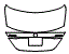 Trunk Lid Kit pattern for the 2019 Mercedes Benz E-Class Sedan