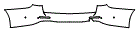 Rear Bumper Kit pattern for the 2017 Mercedes Benz E-Class Wagon