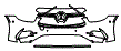Bumper Kit pattern for the 2023 Mercedes Benz E-Class Sedan