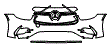 Bumper Kit pattern for the 2023 Mercedes Benz E-Class Sedan