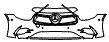 Bumper Kit pattern for the 2023 Mercedes Benz E-Class Cabriolet