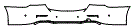Rear Bumper Kit pattern for the 2023 Mercedes Benz E-Class Sedan